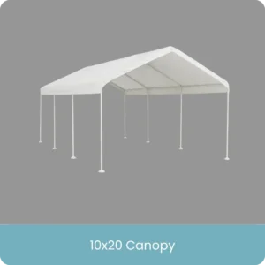 Ten Table and Chair 10x20 Canopy