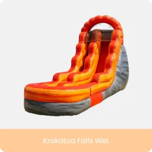 Water Slide Krakatoa Falls Wet